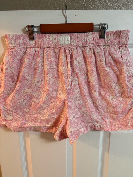 J. Crew Other - J. Crew Pink & Cream Floral Pajama Shorts
